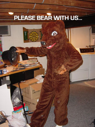 Bear with us, please!